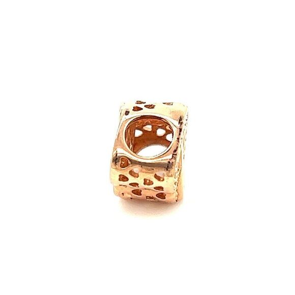 Pandora Rose Gold Entwined Hearts Cz Charm - Picture 3 of 4